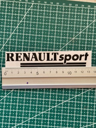 Pegatinas Renault Sport Vinilo Negro