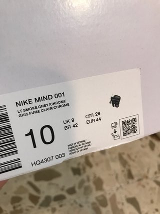 Nike Mind 001 Grises Hombre 44