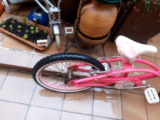 Bicicleta infantil rosa
