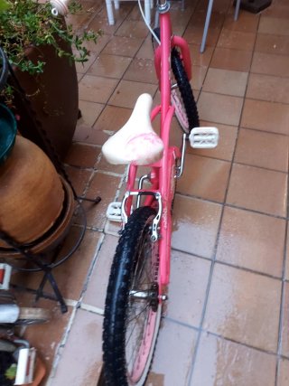 Bicicleta infantil rosa