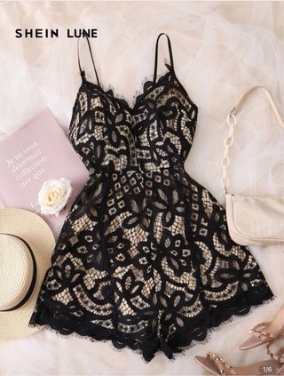 Conjunto de traje beige Shein