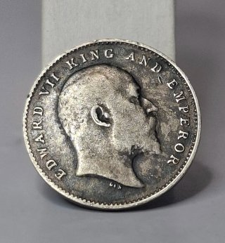 Moneda 2 Annas 1910 India - Británica 🇮🇳