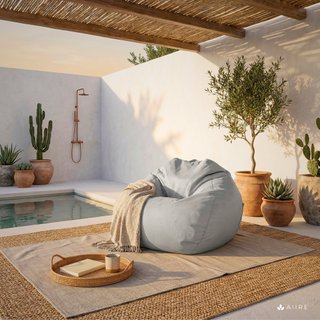 Puff Exterior Jardín - Puf Pera XXL Nuevo