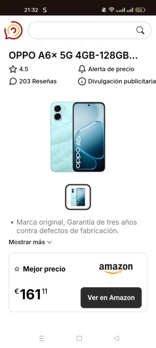 OPPO A6x 5G Nuevo