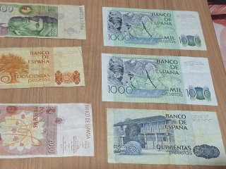Lote de Billetes Españoles Antiguos