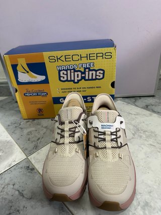 Zapatillas Skechers Slip-ins Beige/Rosa
