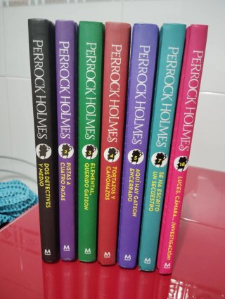 Colección libros infantiles perrock Holmes