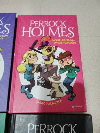 Colección libros infantiles perrock Holmes