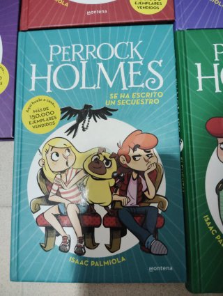 Colección libros infantiles perrock Holmes