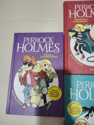 Colección libros infantiles perrock Holmes