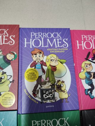 Colección libros infantiles perrock Holmes
