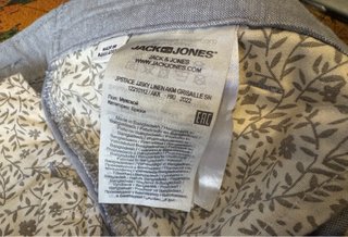 Pantalón lino gris claro