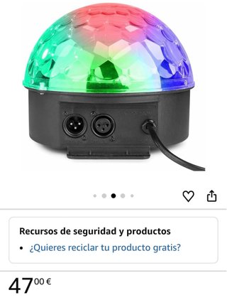 Bola de discoteca luces LED