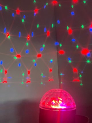 Bola de discoteca luces LED