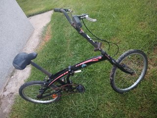Bicicleta pieghevole in alluminio Decathlon