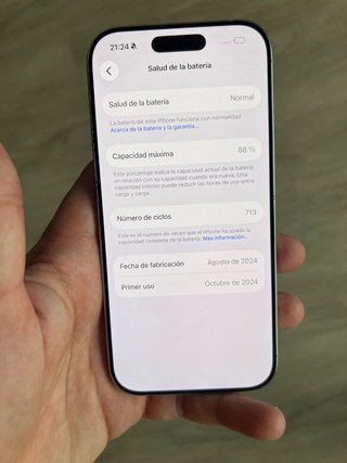 iPhone 16 Pro 128GB en muy buen estado