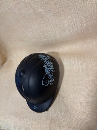 Casco de equitación negro