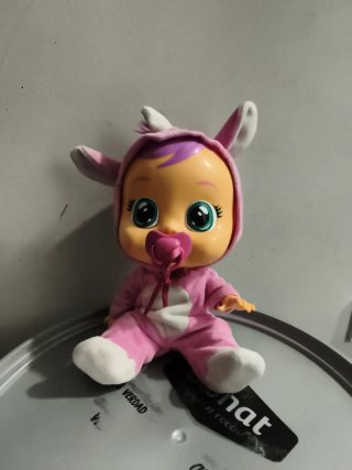 Muñeca Bebé Llorón Rosa