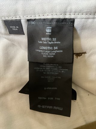 Pantalón chino G-Star RAW hombre (W32 / L34)