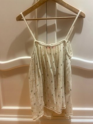 Top tirantes estampado