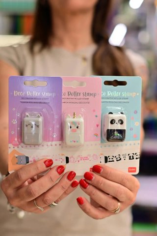 Legami 3 Roller Stamps Decorativi Gatto Unicorno P