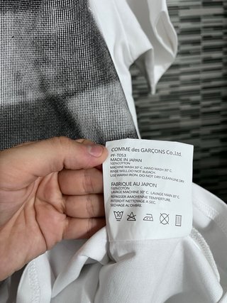 Camiseta CDG Chaleco Antibalas Talla S