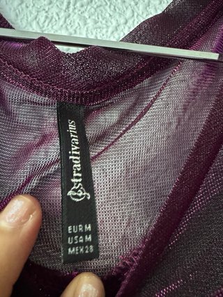 Blusa Morada Transparente