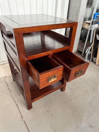Mesita auxiliar madera maciza