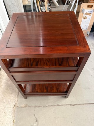 Mesita auxiliar madera maciza