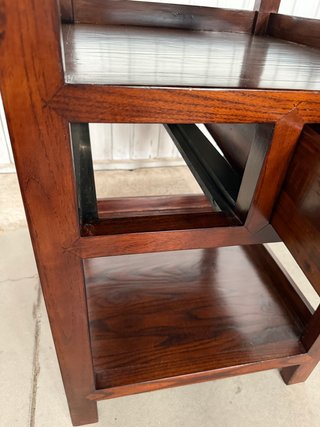 Mesita auxiliar madera maciza