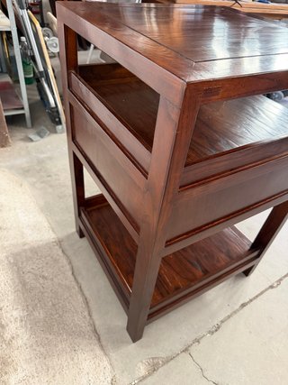 Mesita auxiliar madera maciza