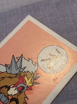 Carta Karuta Entei Pokémon