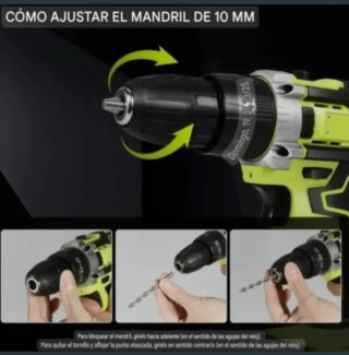 Taladro Atornillador Inalámbrico (2 Baterías)