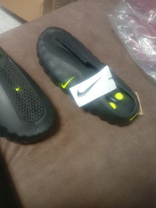 Chanclas Nike Talla 43 Negro/Verde