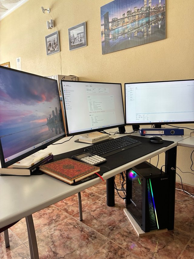 PC Gaming/Trabajo + 3 Monitores Samsung