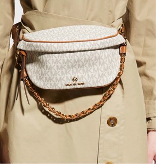 Riñonera Michael Kors Beige y Marrón