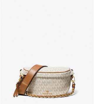 Riñonera Michael Kors Beige y Marrón