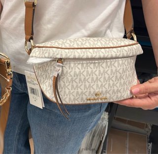 Riñonera Michael Kors Beige y Marrón