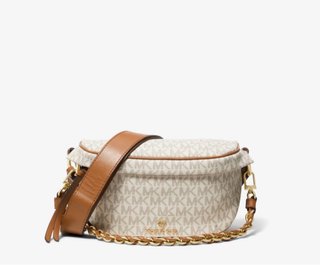 Riñonera Michael Kors Beige y Marrón
