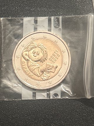 Moneda 2 Euros Estonia 2026 Sipsik