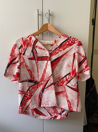 Camisa vintage verano estampado