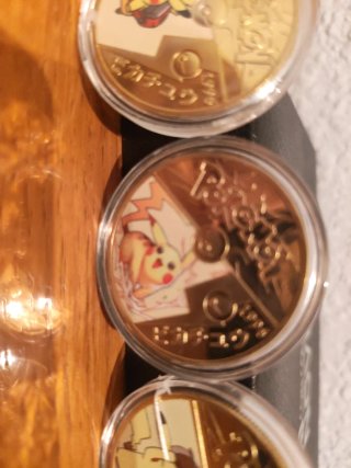 Monedas Pikachu 1996-1998
