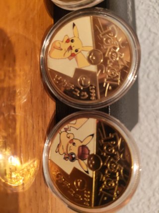 Monedas Pikachu 1996-1998