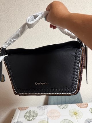 Bolso Desigual bandolera negro multicolor