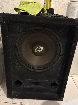 Altavoz y tweeter en su cajon original i a medida