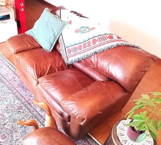 Coppia Divani Vera Pelle Vintage
