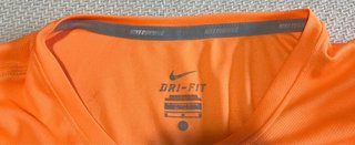 Camiseta Nike RUN Dri-FIT Naranja Talla M