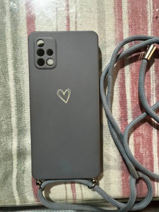 Funda móvil Samsung Galaxy A71 gris