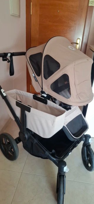 Coche Bugaboo Donkey 5 Mono Beige
