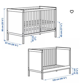 Cuna Ikea blanca